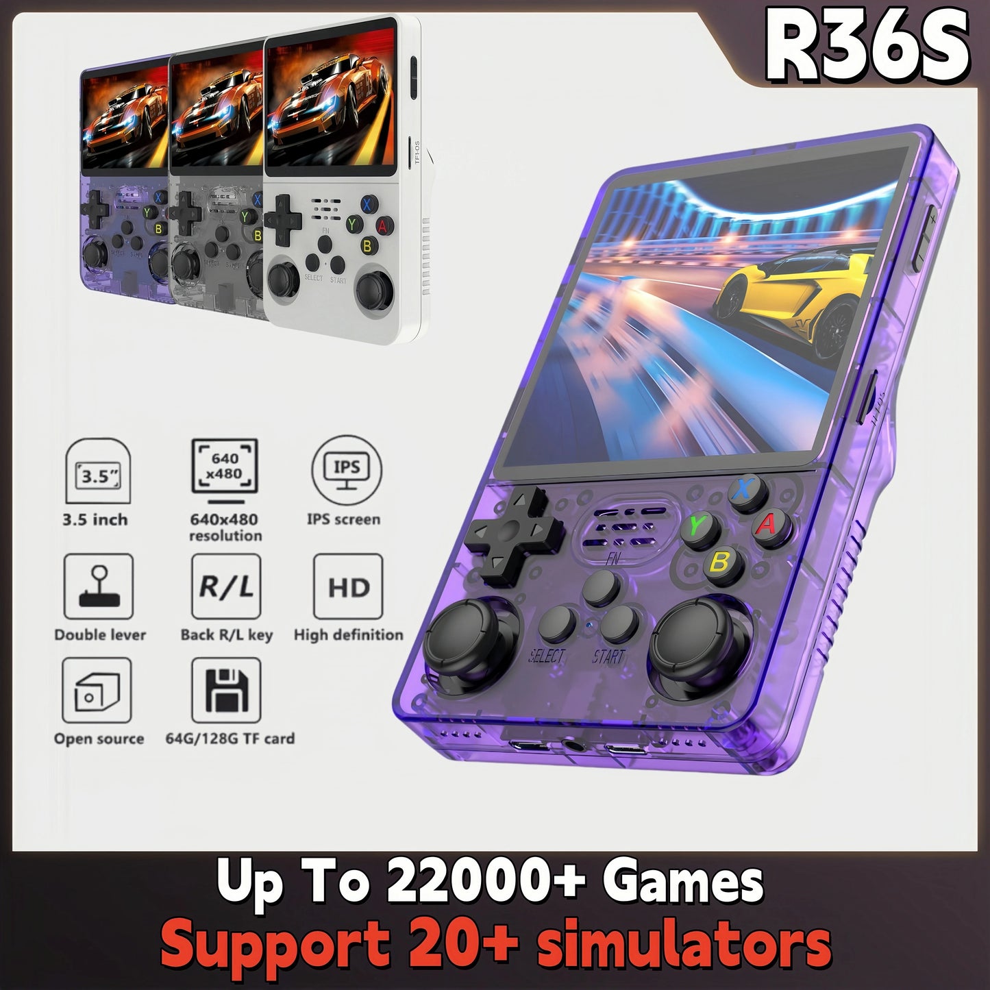 R36S Portable Retro Arcade Console